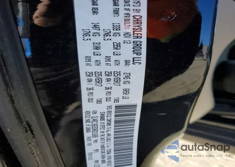 2013 Chrysler Town & Country Touring z USA, uszkodzony, nr VIN 2C4RC1BG5DR631689